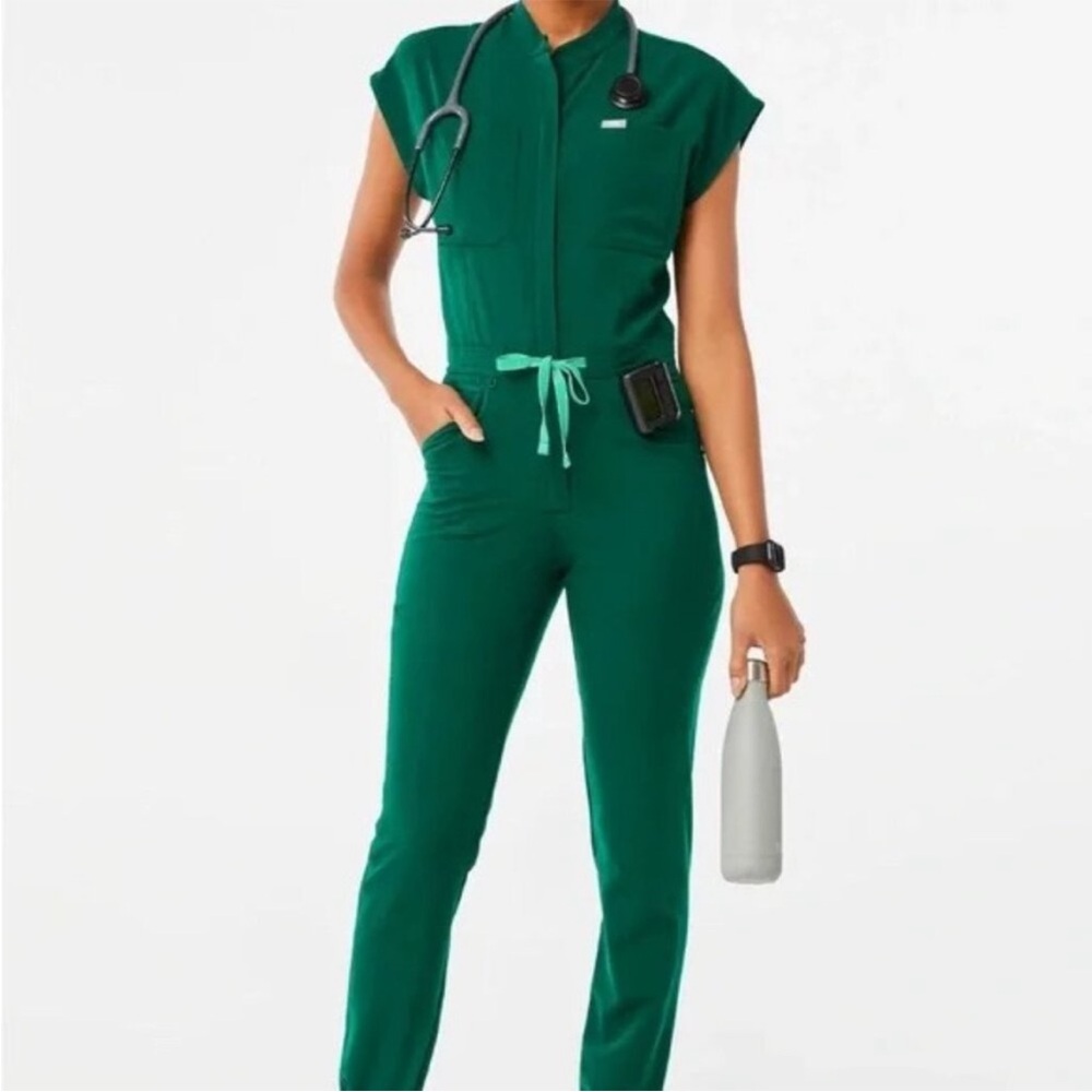 Figs Green Women's Jumpsuit